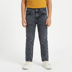 Boys Grey Denim Jeans lifestyle view