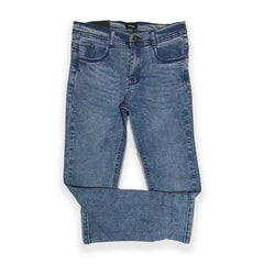 Medium Blue Denim Jeans – Slim Tapered Fit