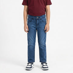 Boys Blue Denim Jeans lifestyle view